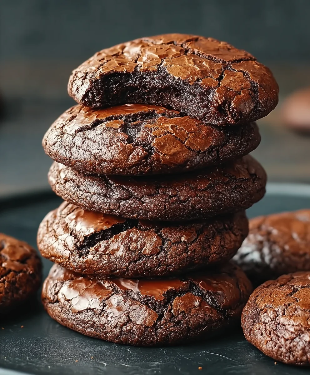 Fudgy Brownie Cookies - Easy Chocolate Delight