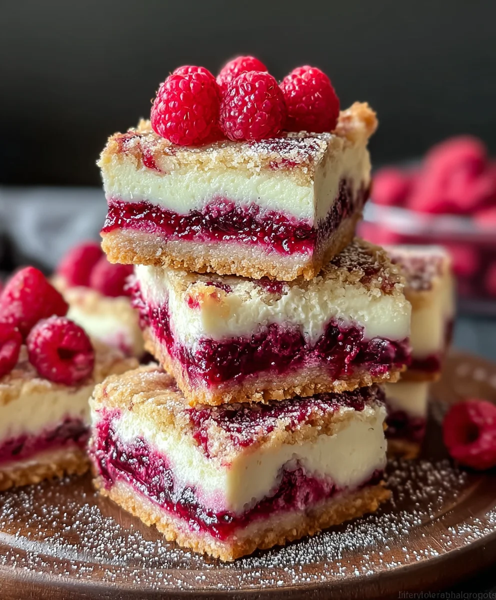 Easy Raspberry Cheesecake Bars-Simply Delicious