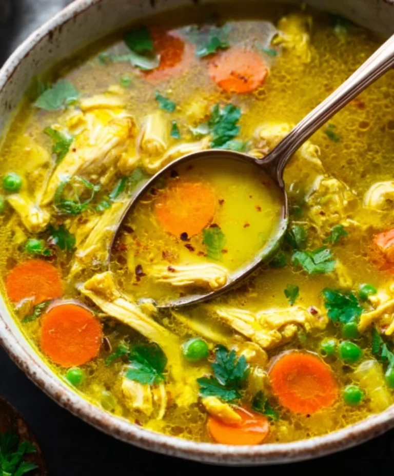 Anti Inflammatory Turmeric Chicken Soup Recipe