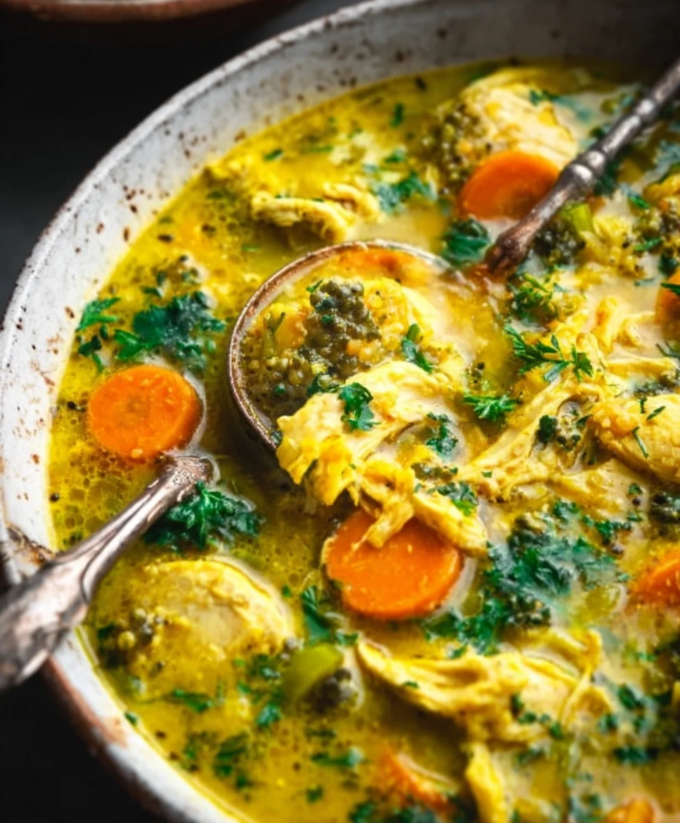 Anti Inflammatory Turmeric Chicken Soup Recipe