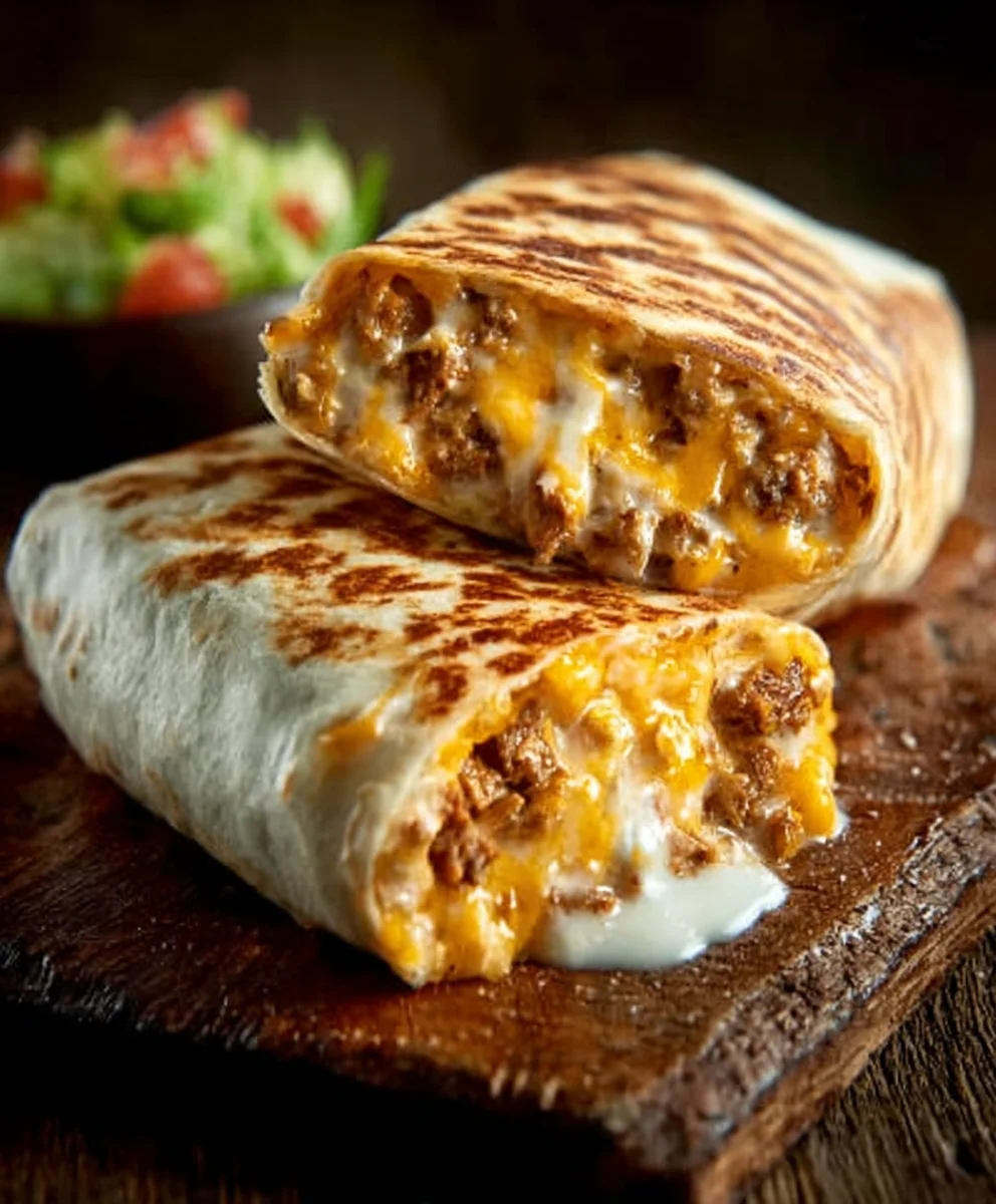 Grilled Cheese Burrito- Ultimate Cheesy Flavor Explosion