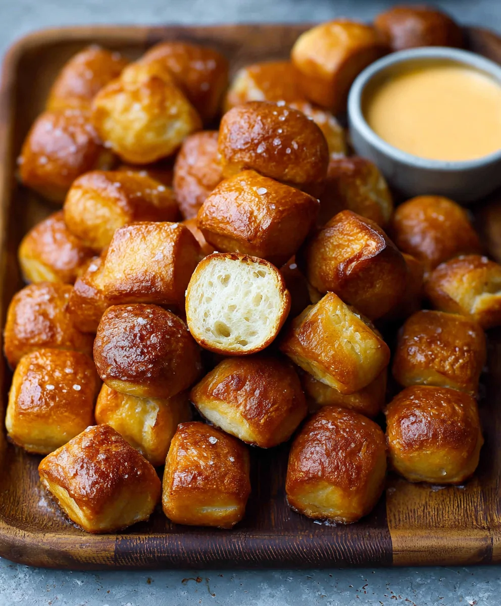 Easy Homemade Soft Pretzel Bites Recipe