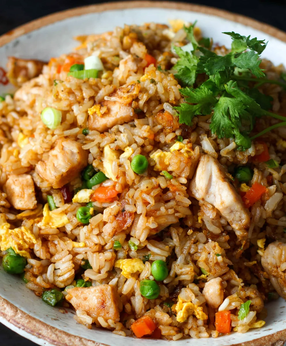 Easy Chicken Fried Rice Recipe-Quick Weeknight Dinner