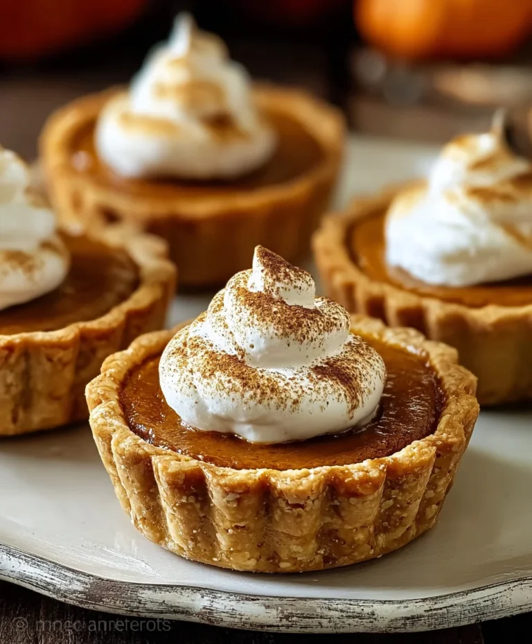 Easy Mini Pumpkin Pies – Delicious Fall Dessert
