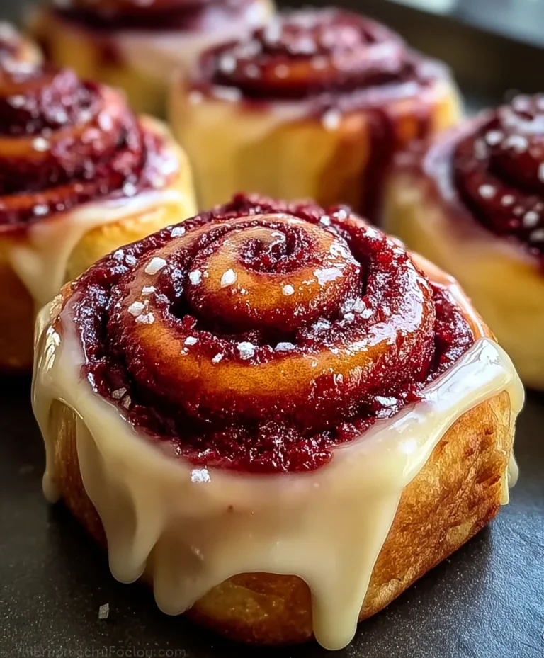 Decadent Red Velvet Cinnamon Rolls Recipe