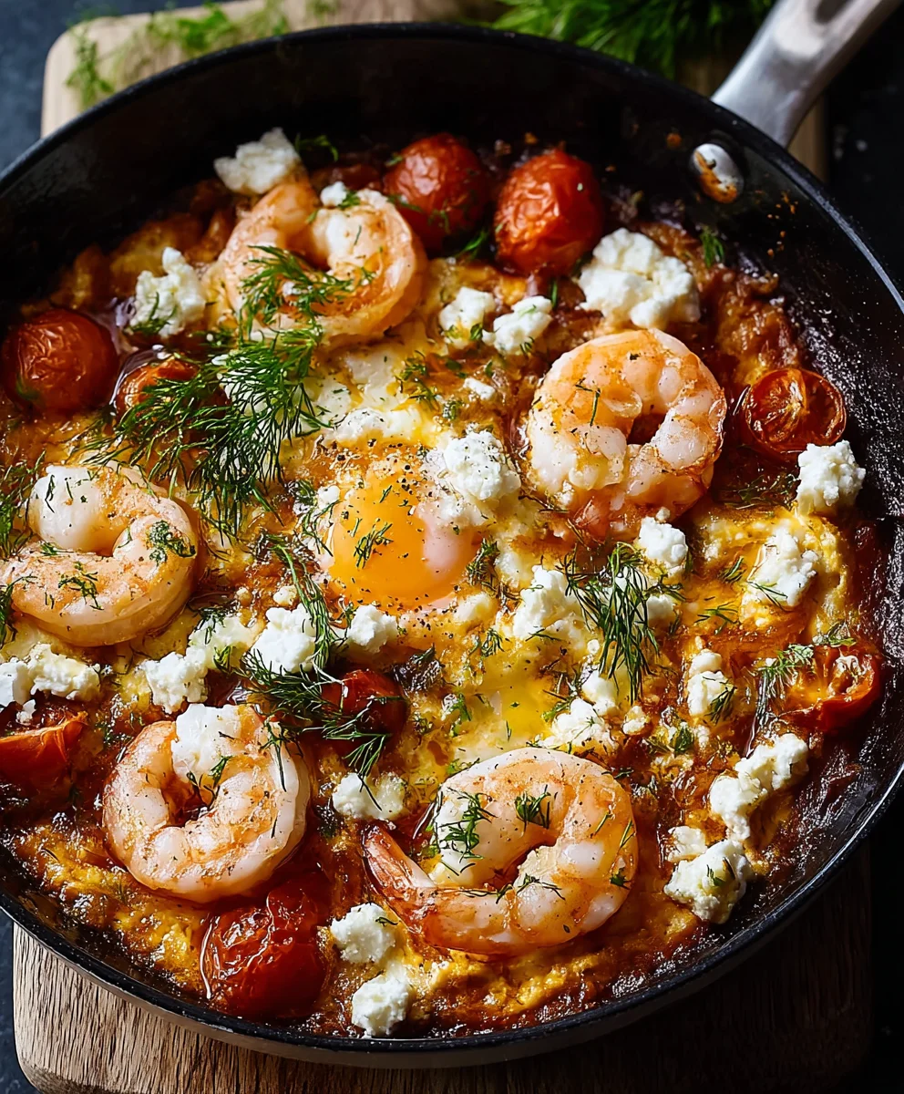 Shrimp Saganaki - Delicious Baked Shrimp Recipe