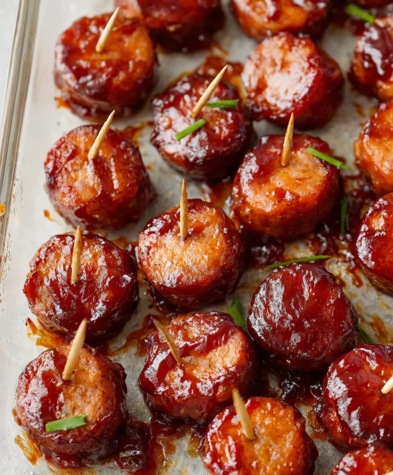 Easy Beef Sausage Bites-Quick BBQ Appetizer