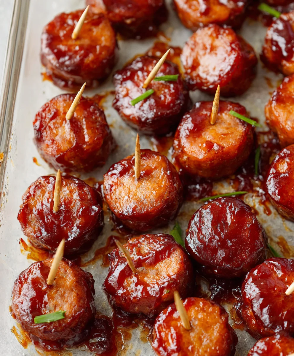 Easy Beef Sausage Bites-Quick BBQ Appetizer