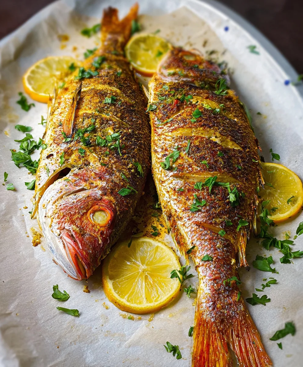 Oven Baked Whole Snapper- Delicious & Easy Fish Recipe