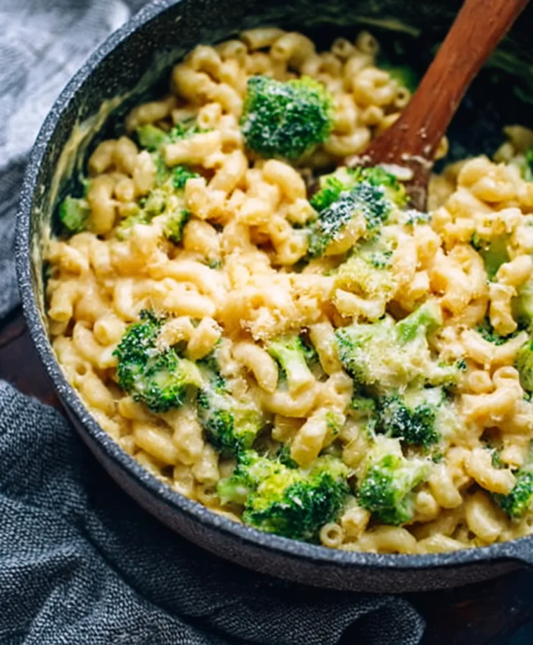 One-Pot Healthy Broccoli Mac and Cheese Recipe
