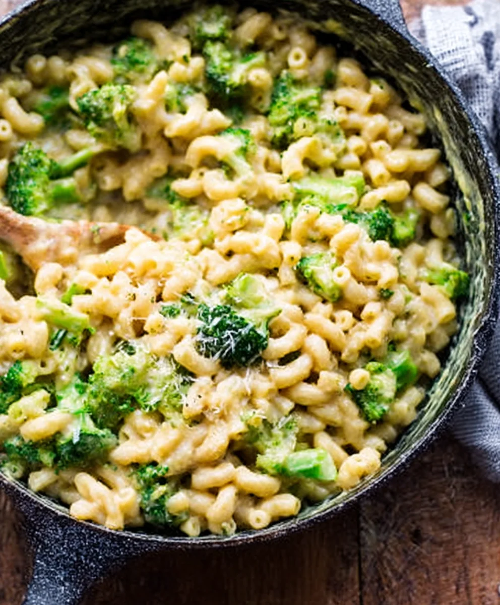 One-Pot Healthy Broccoli Mac and Cheese Recipe