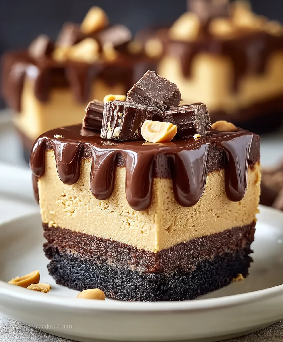 Decadent Chocolate Peanut Butter Cheesecake Bliss