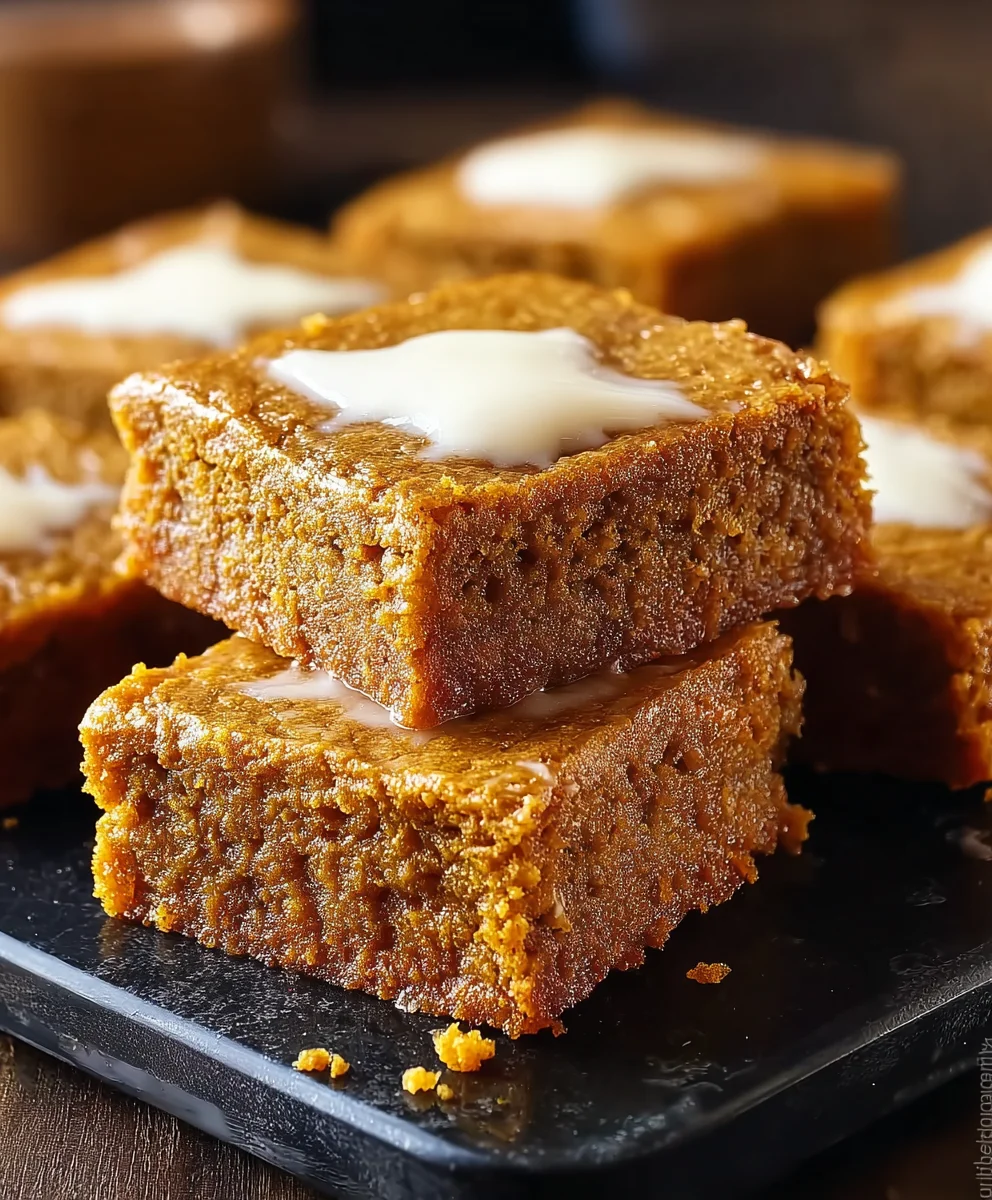 Easy Pumpkin Bars - Delicious & Simple Dessert