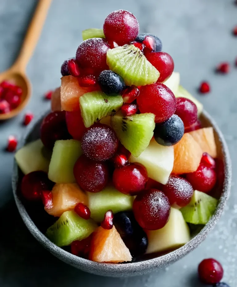 Festive Christmas Fruit Salad Delight- Easy & Refreshing