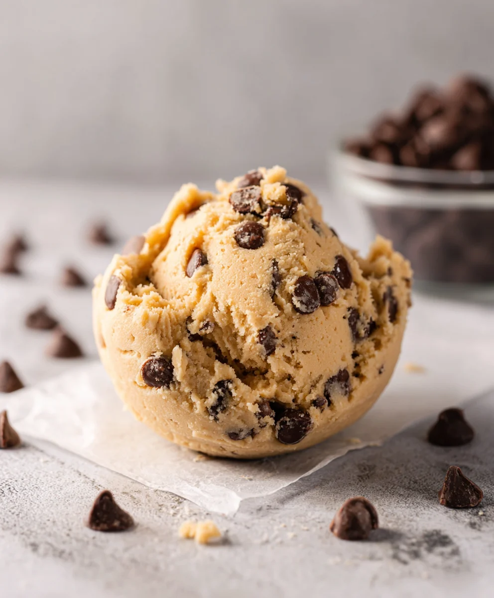 Best Edible Chocolate Chip Cookie Dough-Easy Recipe