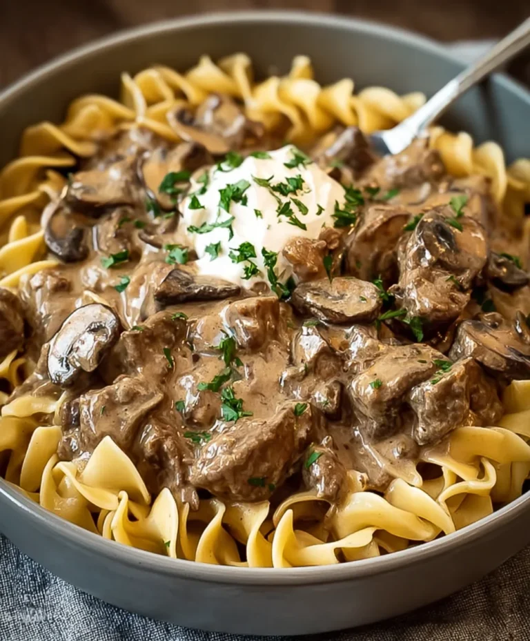 Beef Stroganoff – Creamy Mushroom Beef Recipe