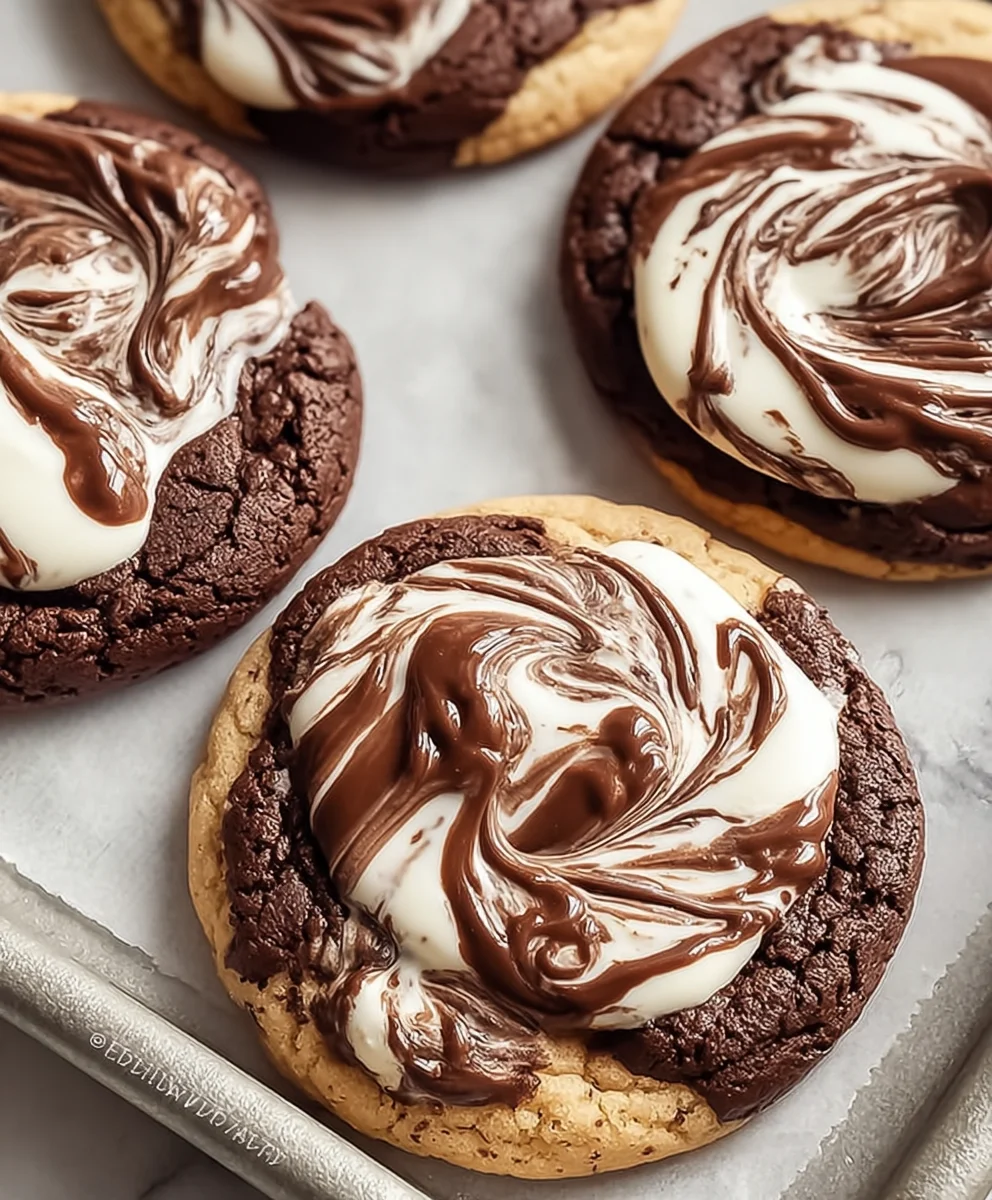 Marshmallow Swirl Cookies - Sweet-gooey Delight