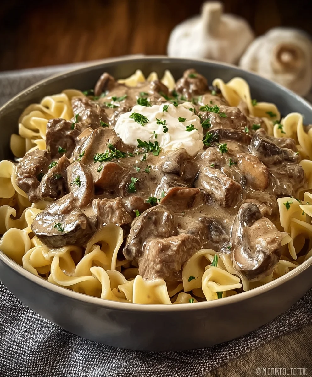 Beef Stroganoff - Creamy Mushroom Beef Recipe