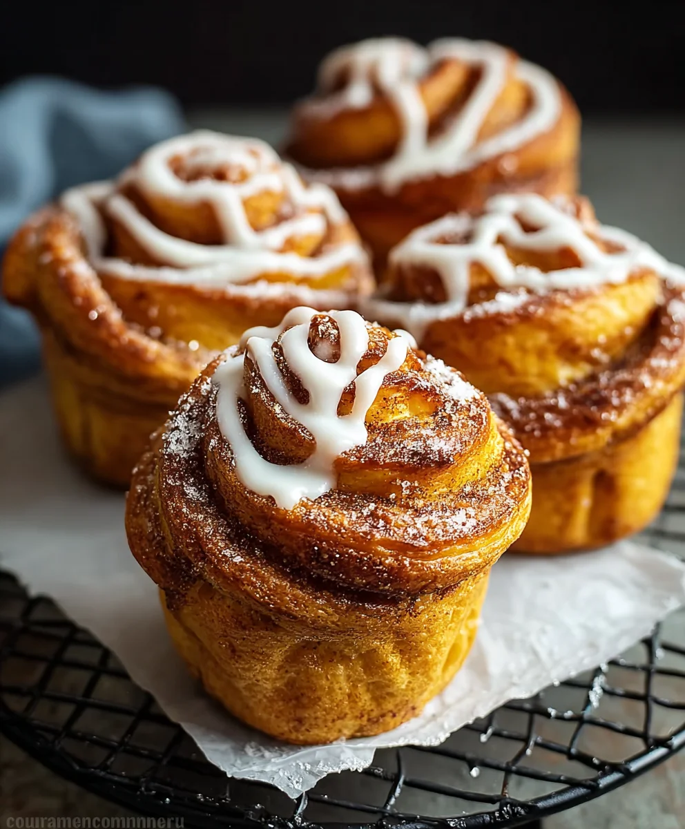 Easy Pumpkin Cruffins - Delicious Fall Treat