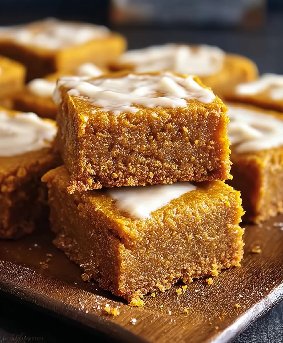 Easy Pumpkin Bars - Delicious & Simple Dessert