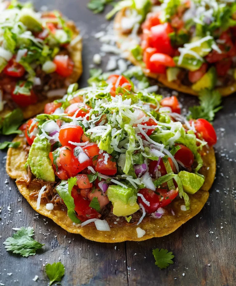 Easy Beef Tostada Recipe- Quick Delicious Meal