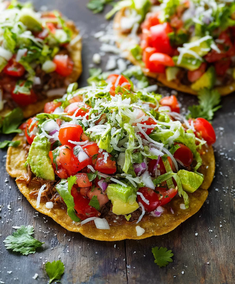 Easy Beef Tostada Recipe- Quick Delicious Meal