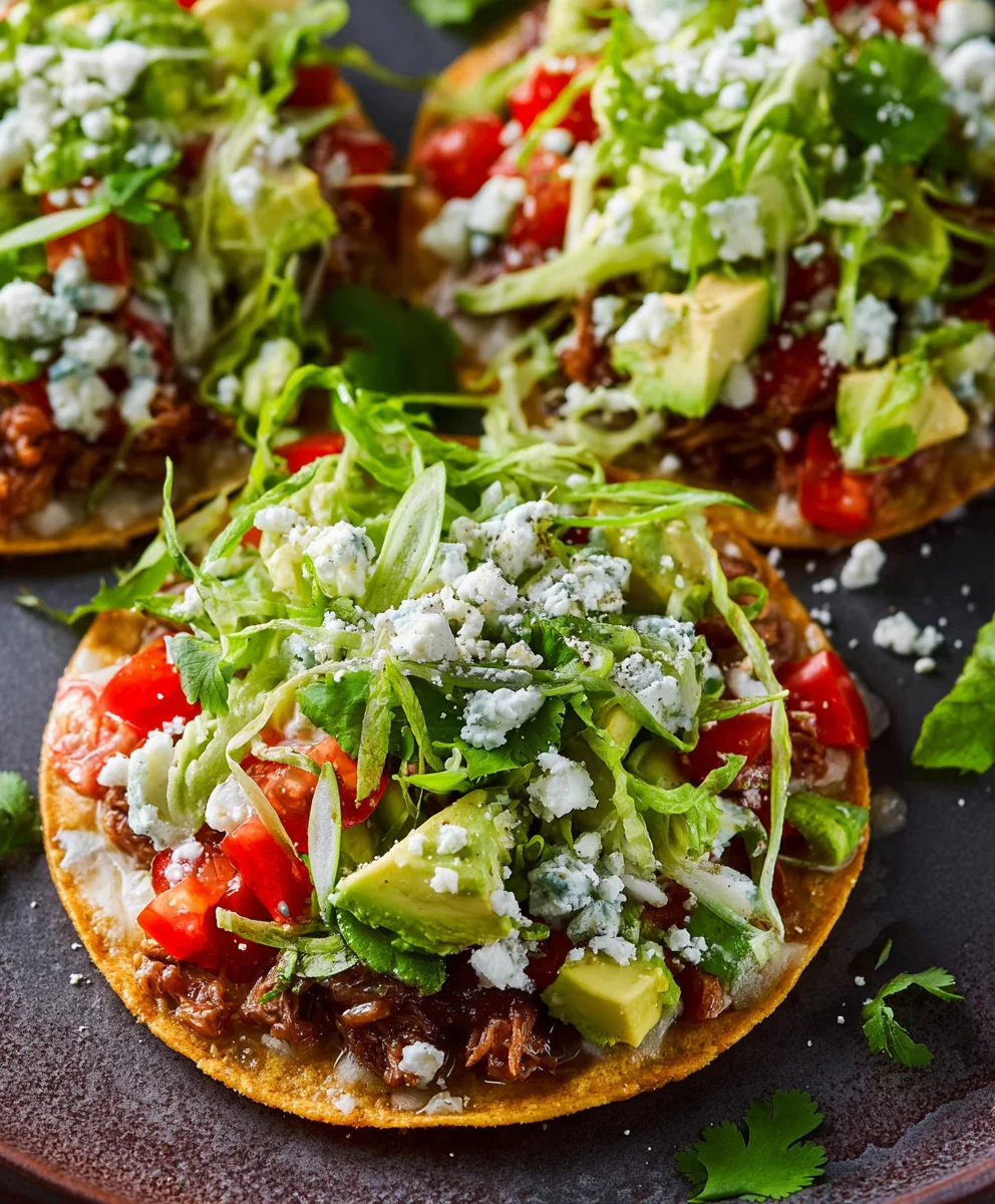 Easy Beef Tostada Recipe- Quick Delicious Meal