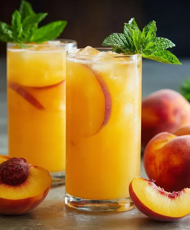 Refreshing Peach Lemonade