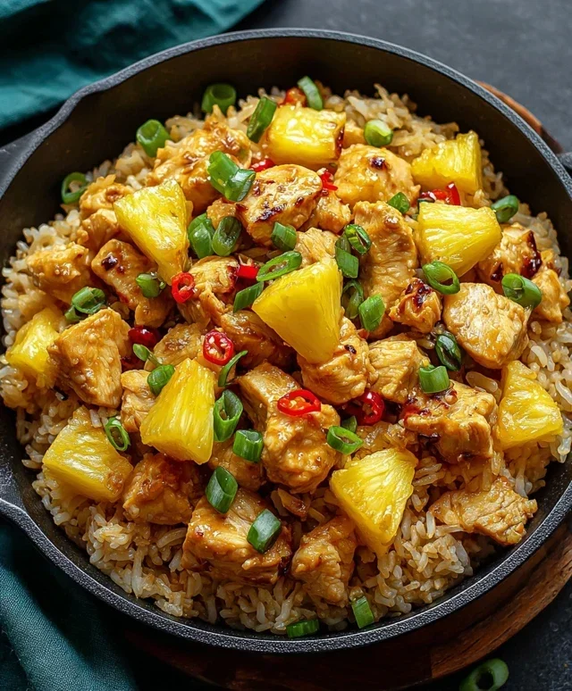 Pineapple Chicken and Rice