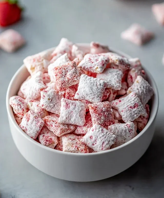 Strawberry Shortcake Puppy Chow