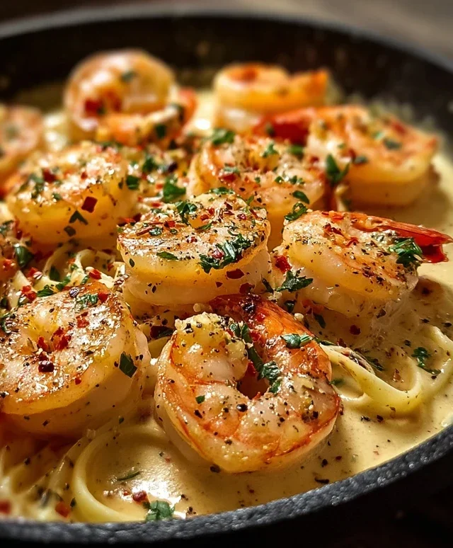 Creamy Garlic Shrimp