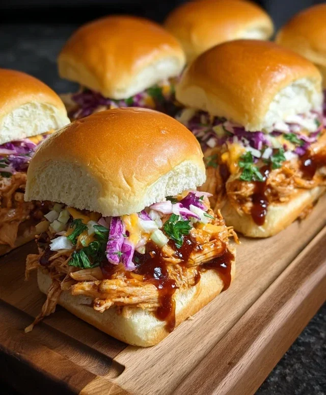 BBQ Chicken Sliders