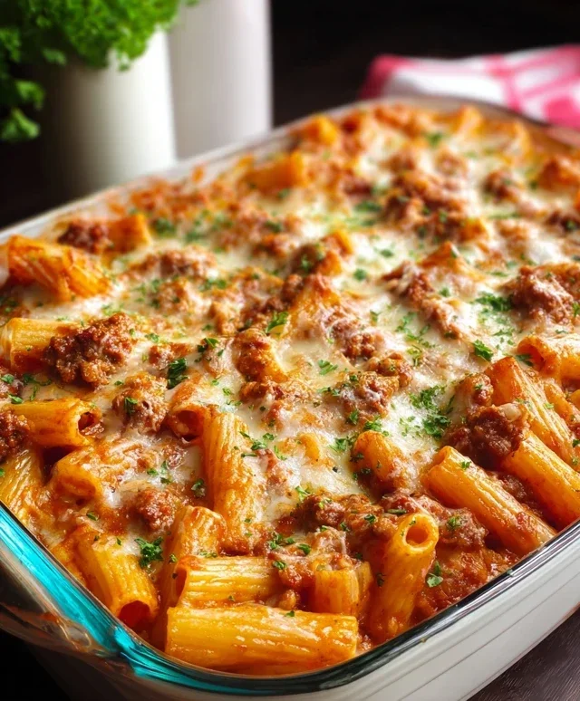 Baked Rigatoni with Sausage