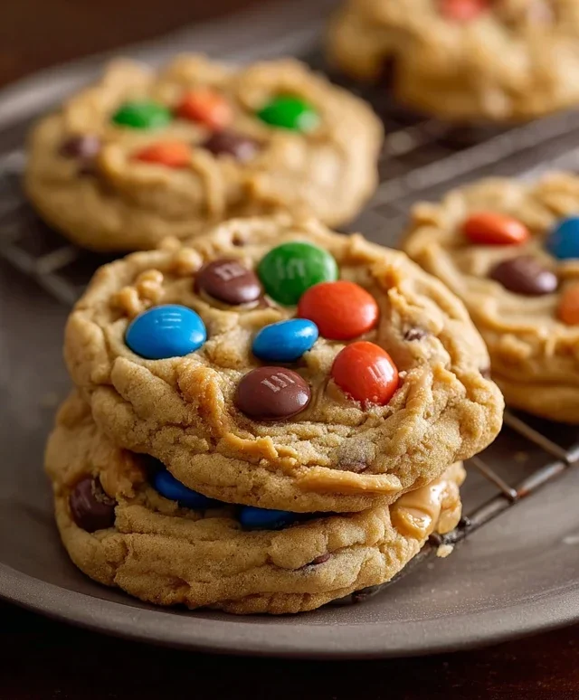 Peanut Butter M&M Cookies