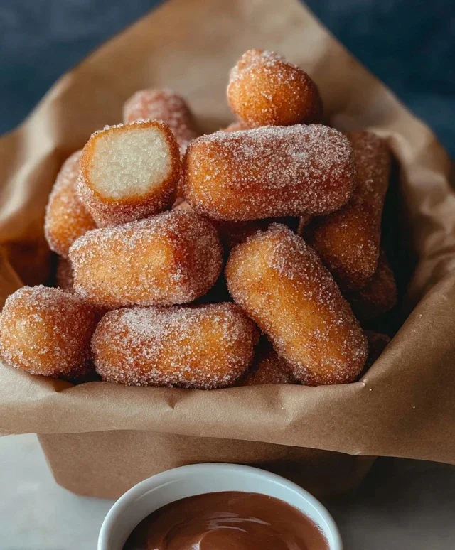 Sweet Air Fryer Churro Bites Recipe