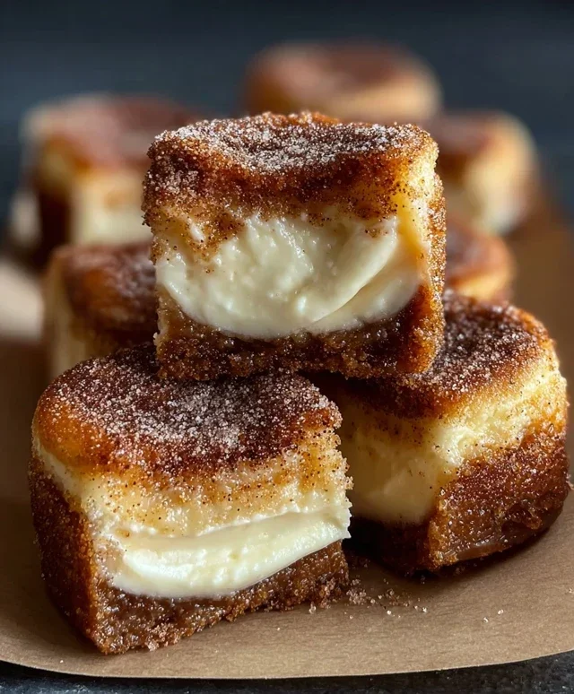 Churro Cheesecake Bites