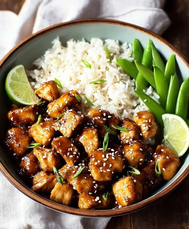Healthy Sesame Chicken Dish