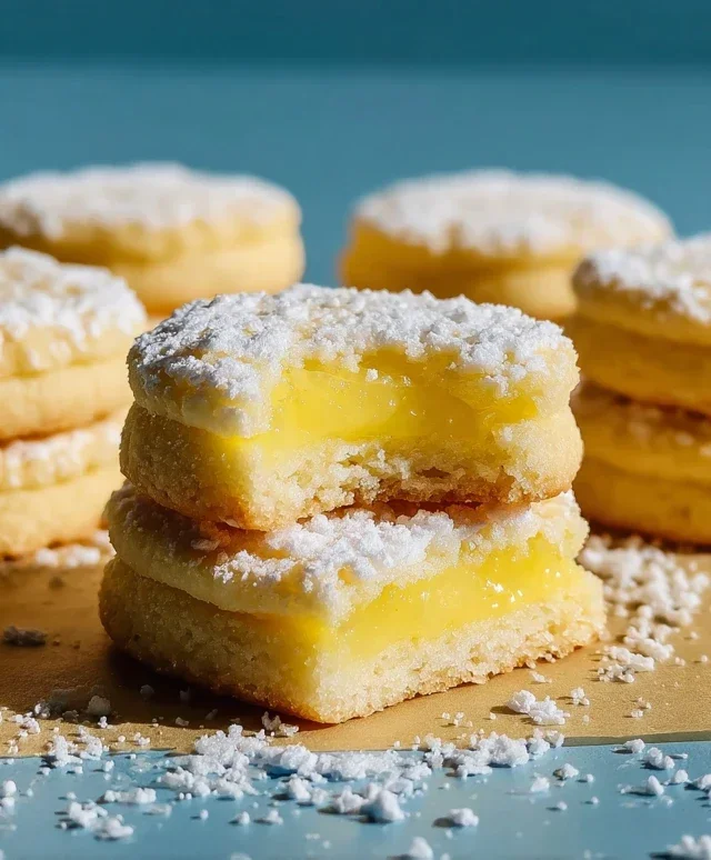 Lemon Bar Butter Cookies