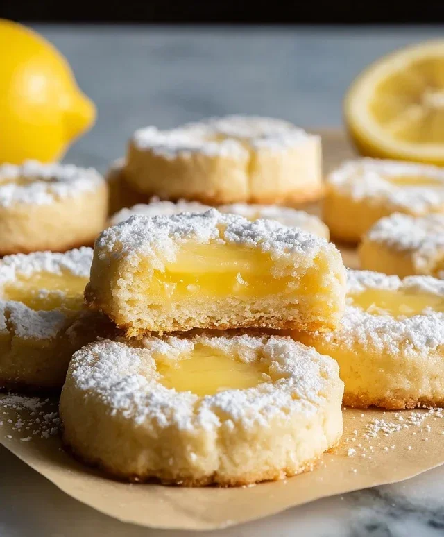 Lemon Bar Butter Cookies