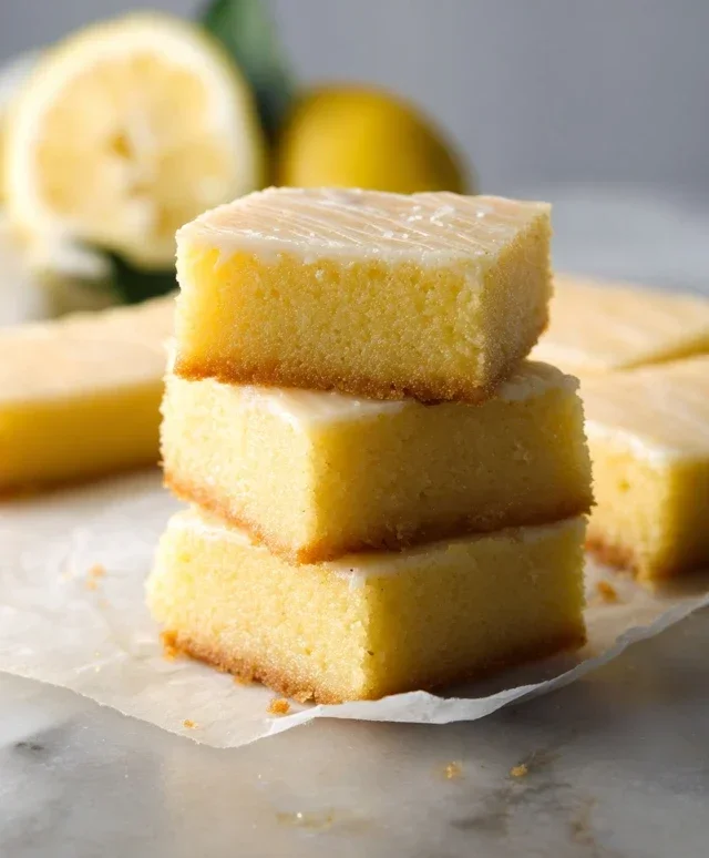 Easy Lemon Brownies Recipe