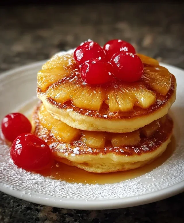 Pineapple Upside-Down Pancakes
