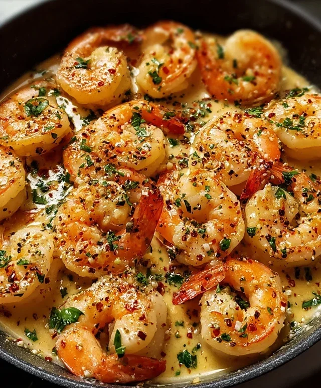 Creamy Garlic Shrimp