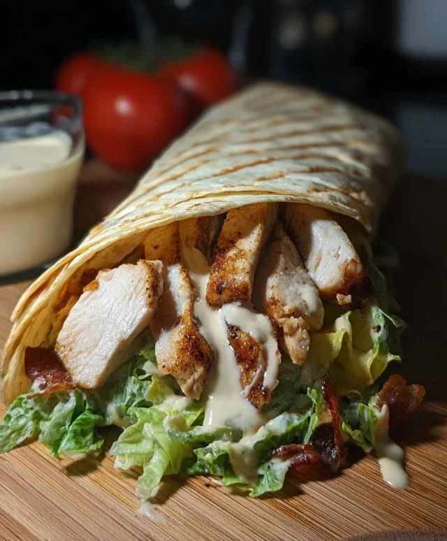 Chicken Caesar Wraps