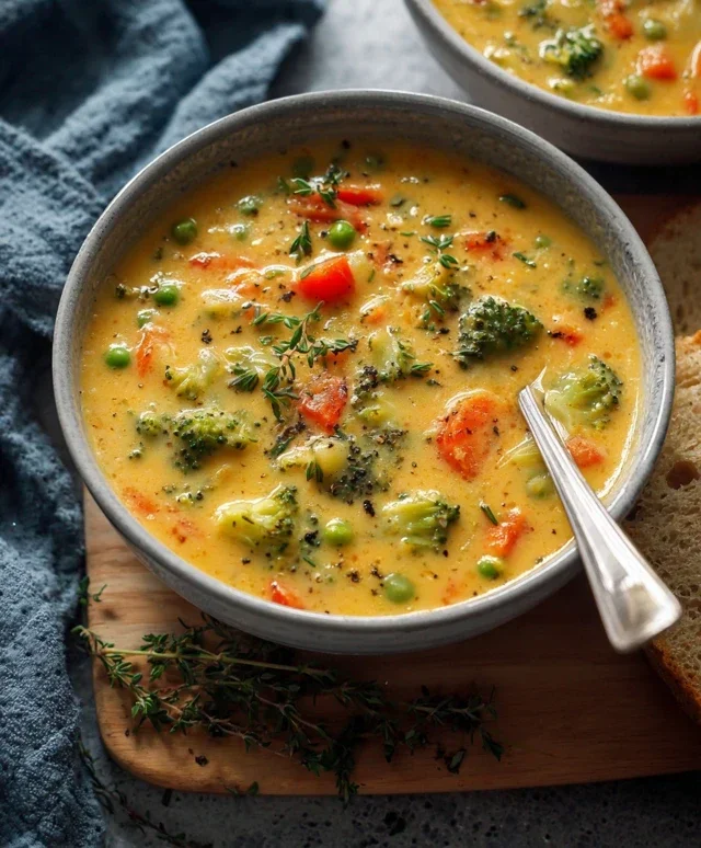 One-Pot Creamy Vegetable Soup
