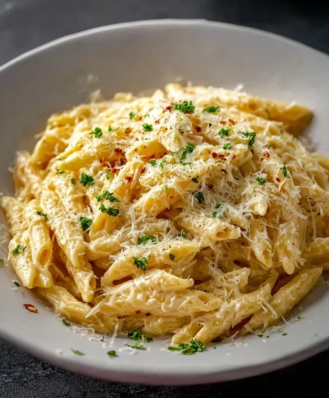 One Pot Creamy Garlic Pasta (Just 20 Minutes!)