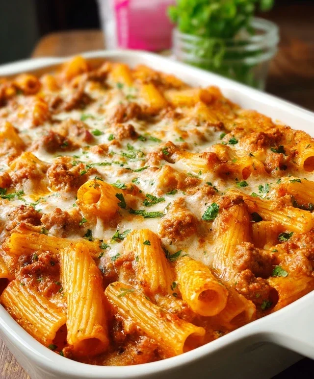 Baked Rigatoni with Sausage
