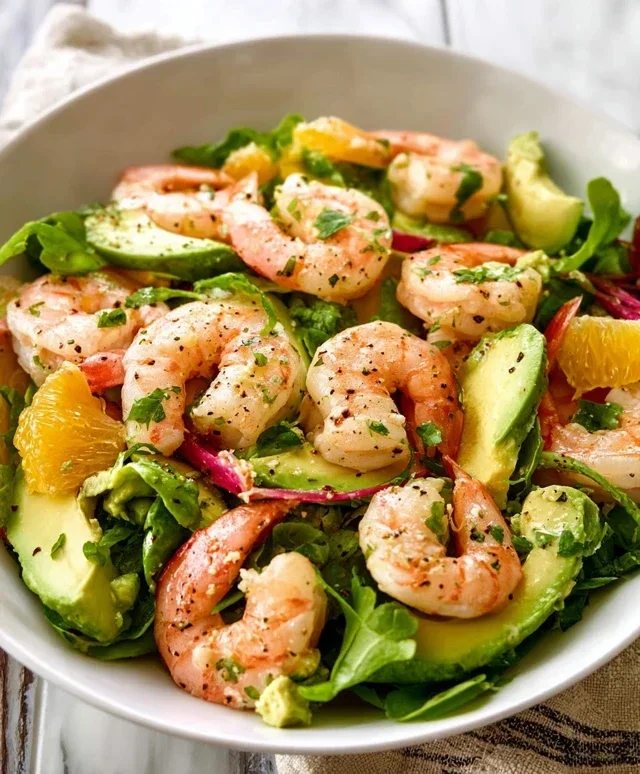 Citrus Shrimp Avocado Salad