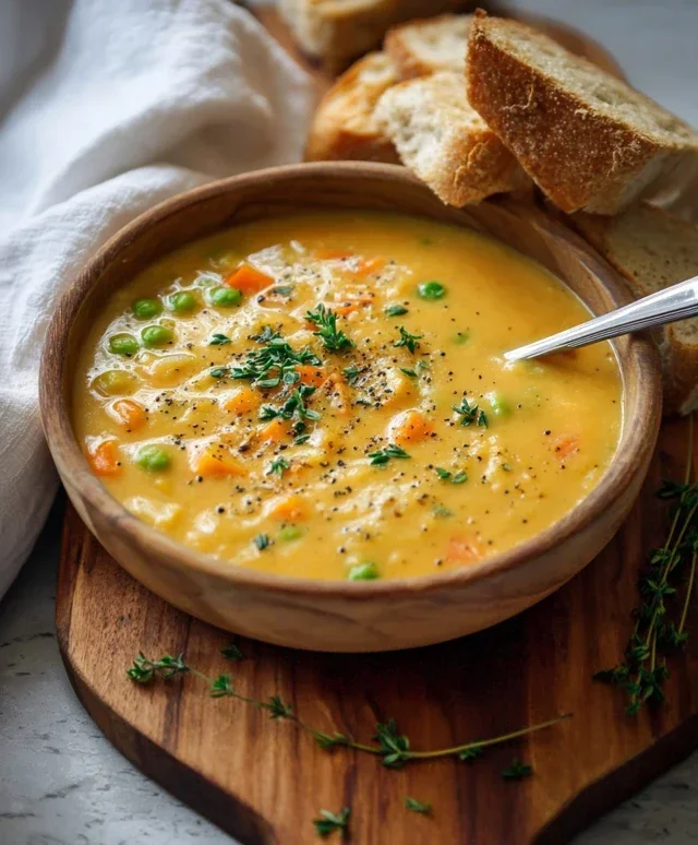 One-Pot Creamy Vegetable Soup