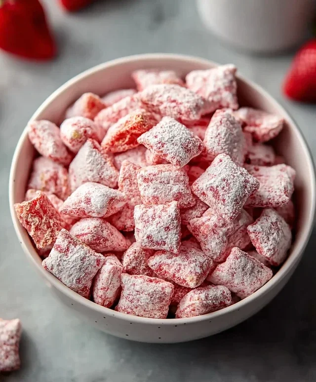 Strawberry Shortcake Puppy Chow