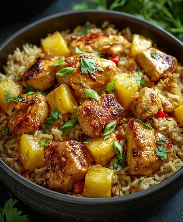Pineapple Chicken and Rice